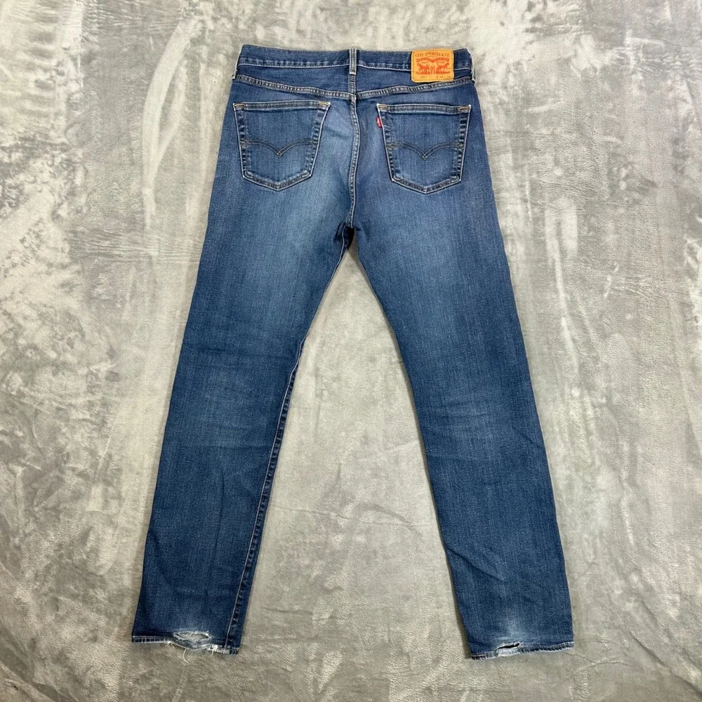 Levi's 501 Original Fit Jeans Men's Size 33x34 Blue Medium Wash Denim Pants